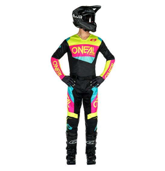 O'Neal 2025 HARDWEAR AIR Slam Pant - Black/Neon/Pink