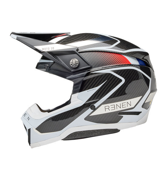 Bell MOTO-10 SPHERICAL Renen Raycon Matte/Gloss Black/White Ltd Ed