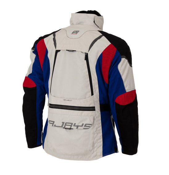 RJAYS ADVENTURE Jacket Grey/Blue/Red - WP Adv Touring