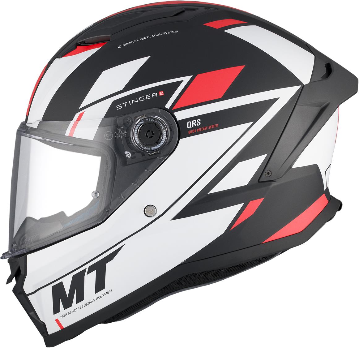 MT STINGER 2 [ZIVZE MATT WHITE BLACK RED] 2