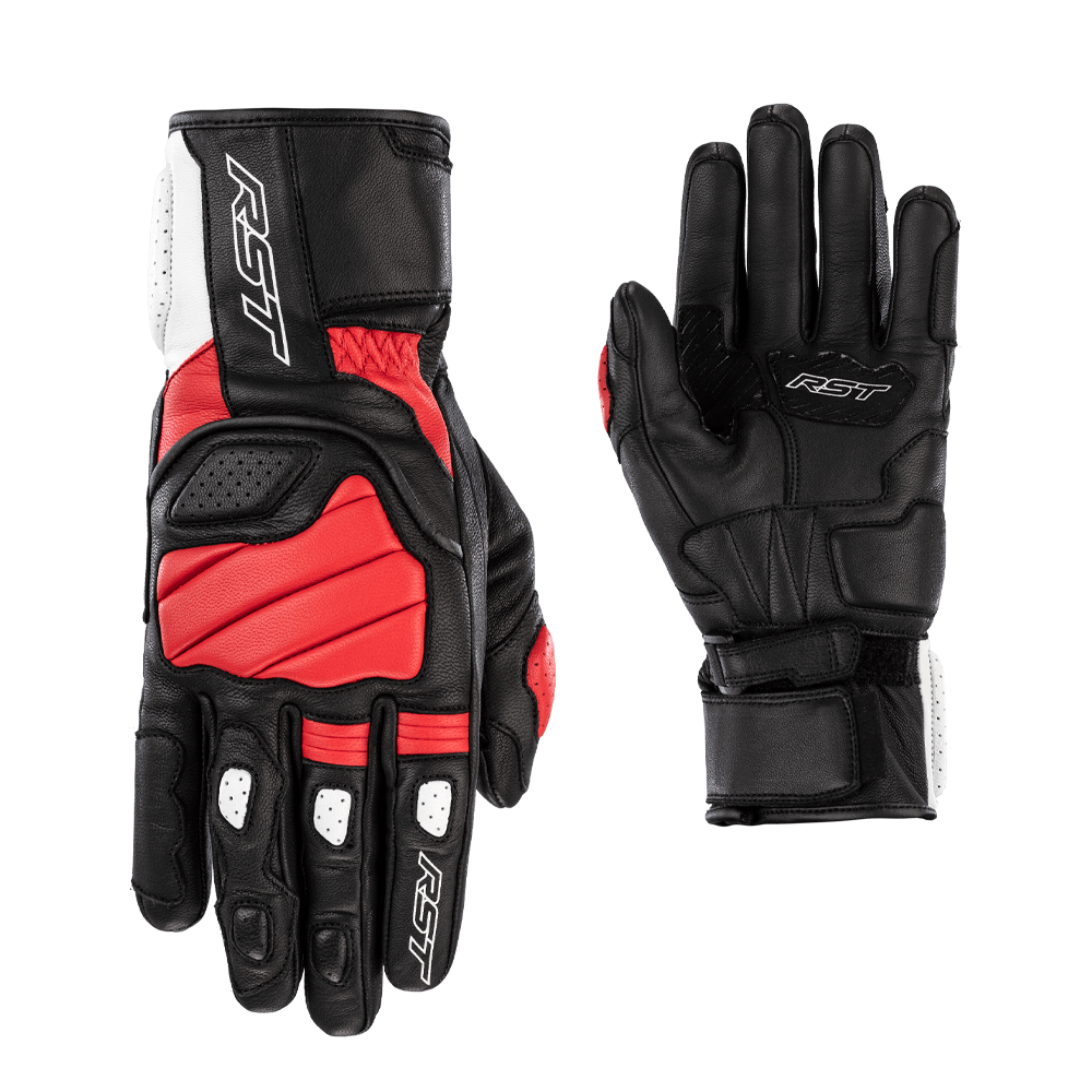 RST TURBINE LEATHER GLOVE [RED]