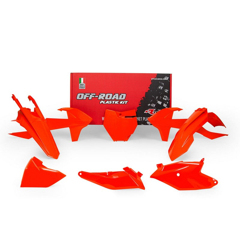 PLASTICS KIT RTECH 6 PIECE NEON ORANGE KTM 85 SX 18-24