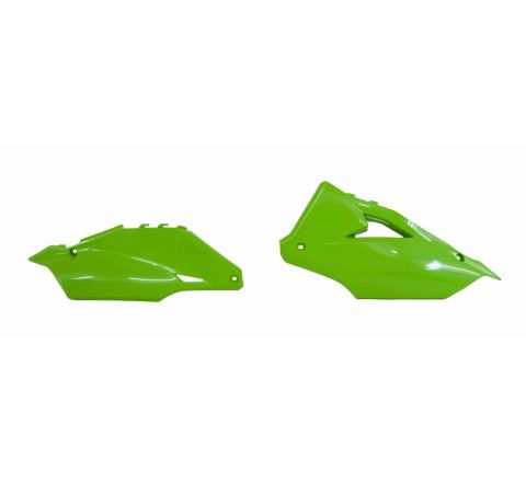 SIDE PANELS RTECH GREEN KAWASAKI KX250F KX250X 21-24 KX450F 19-23 KX450X 21-23