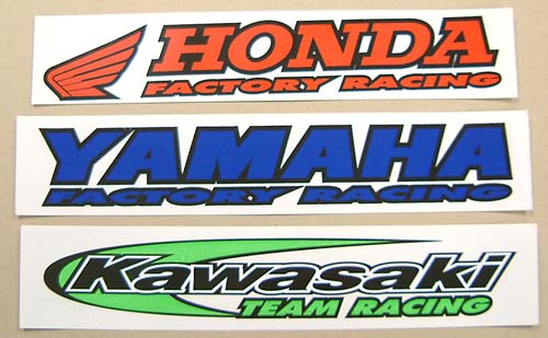 Swingarm Stickers 'Factory Racing'