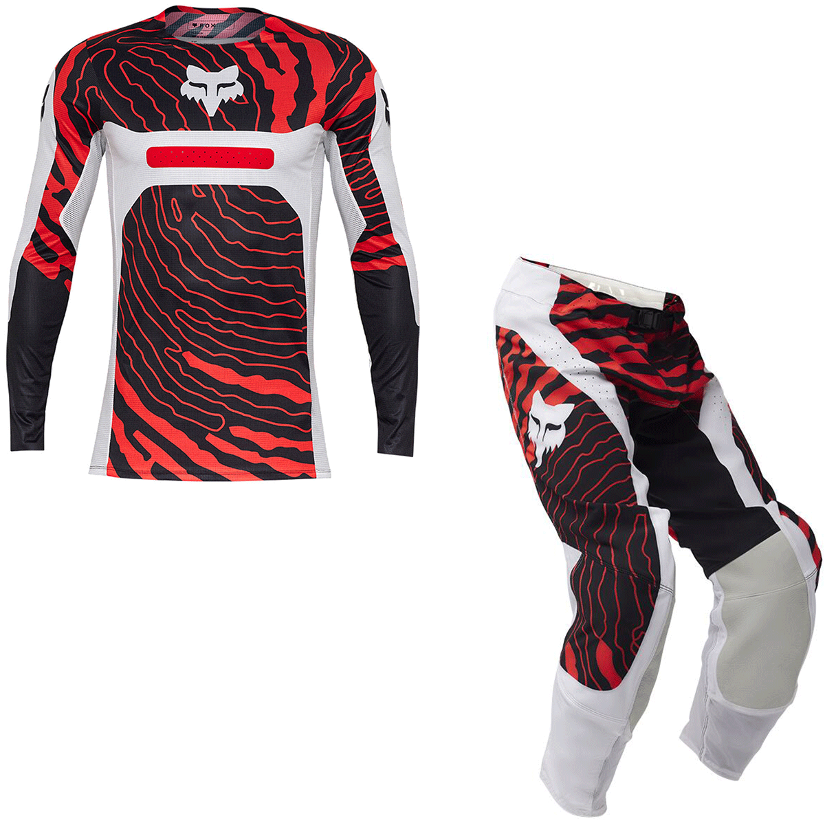 FOX FLEXAIR IMPRESSION PANTS + JERSEY [WHITE]