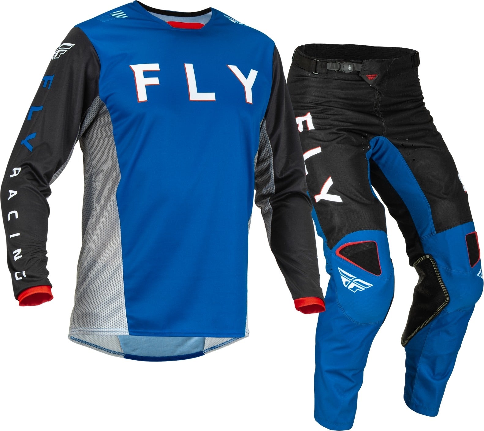 FLY RACING 2023 KINETIC KORE PANTS + JERSEY [BLUE/BLACK]