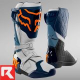 FOX COMP R BOOT [NVY/ORG] 10