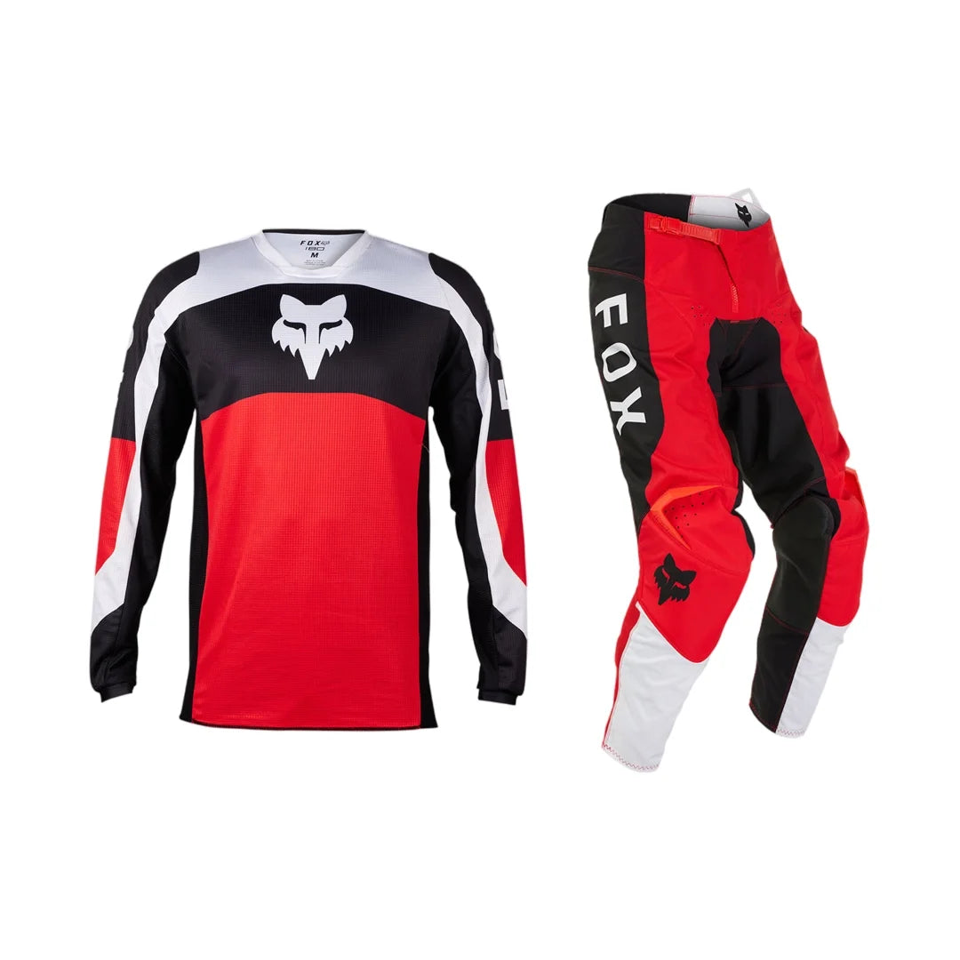 Fox 180 Adult Nitro Gearset Flo Red