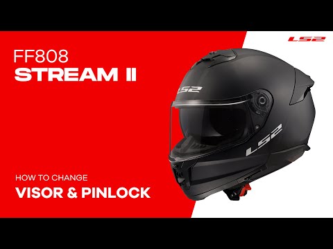 LS2 FF808 Stream II Helmet Drako - Black / Red 06