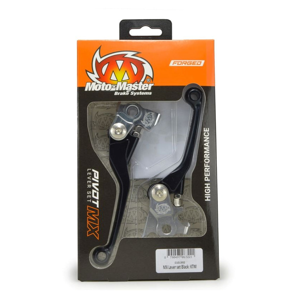 MOTO MASTER MX PIVOT LEVER SET BLACK SUZUKI