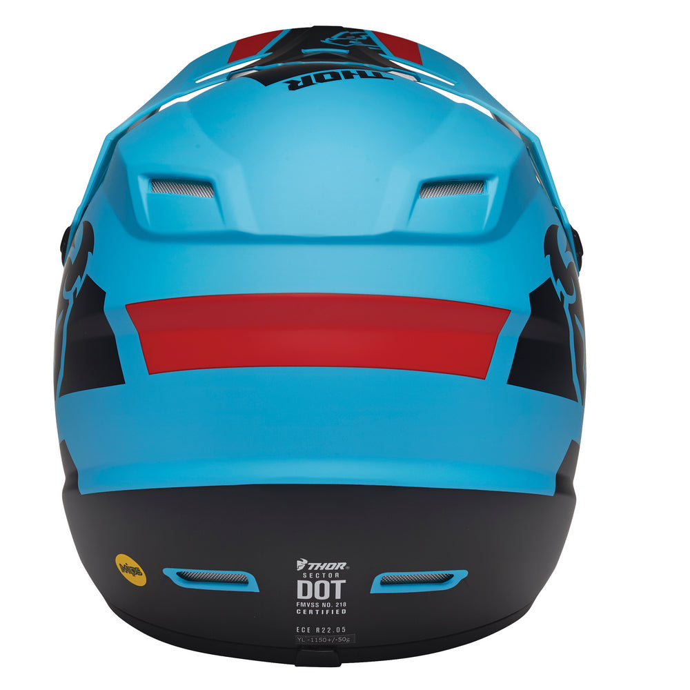 THOR MX SECTOR SPLIT YOUTH HELMET BLUE BLACK
