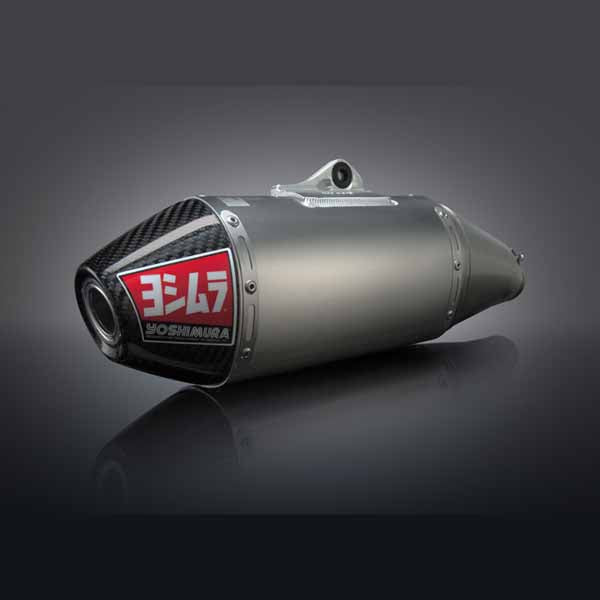 YM-218312D320 Yoshimura RS4 Slip-On (Stainless/aluminium with carbon fibre tip) for 2010-2018 Suzuki RMZ250 which comes with an AMA-approved sound insert installed, along with a 2 meter-Max insert in the box