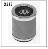 Champion X313 Cartridge Oil Filter - 37.8 wide, 48.5 high with by-pass