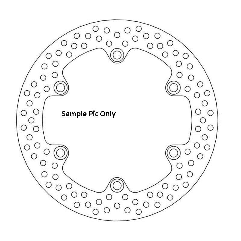 *BRAKE DISC REAR MOTO MASTER ROUND HONDA TRX250R 86-89