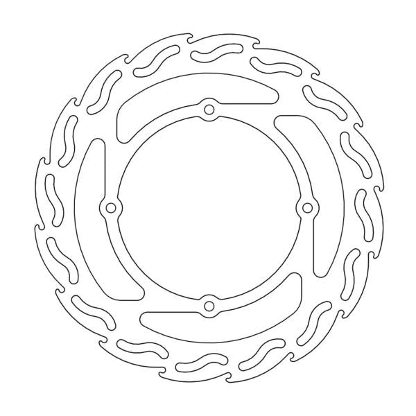 BRAKE DISC FRONT MOTO MASTER FLAME HONDA CR125R CR250R CR500R 92-94 CRF230F 04-09 CRF230L 08-10