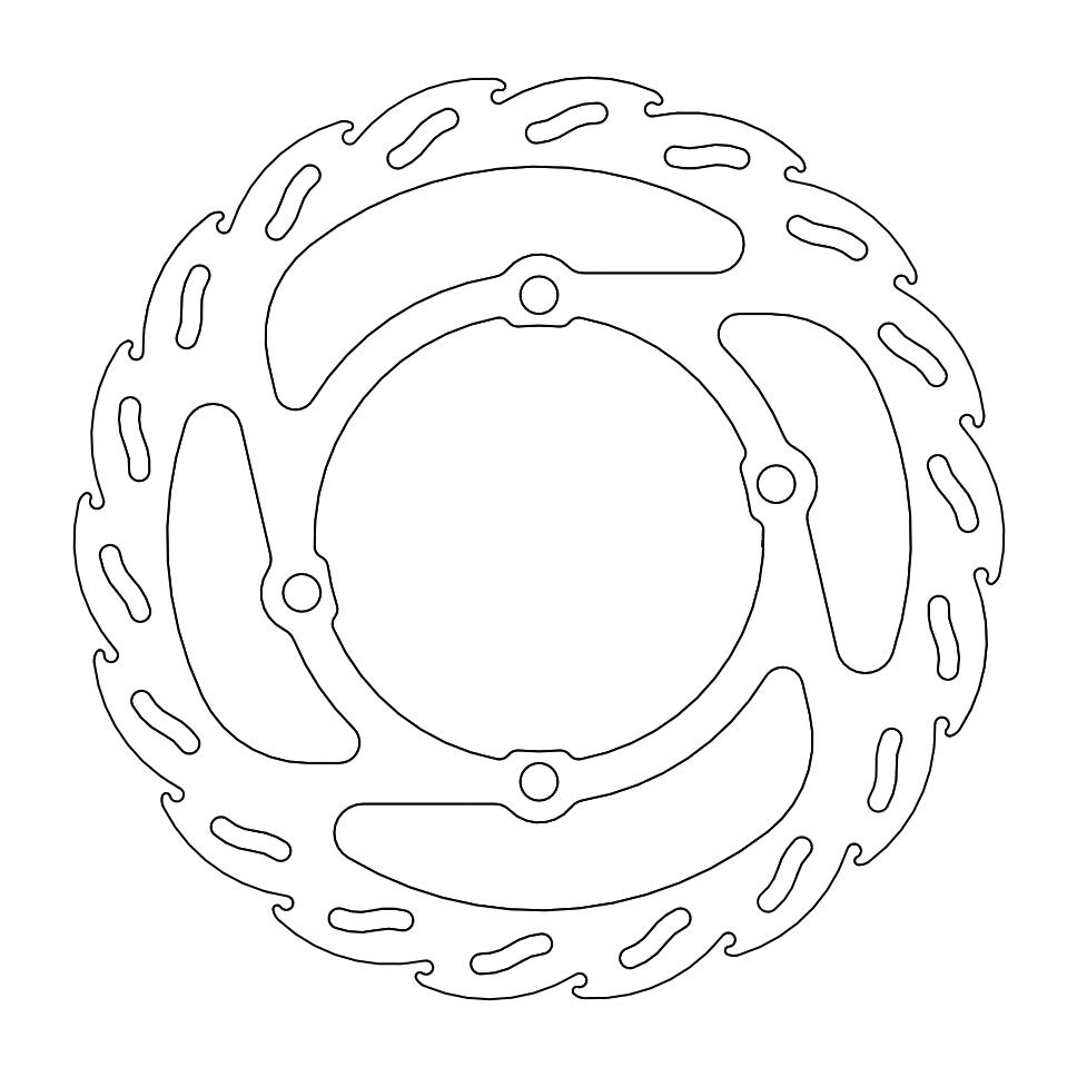 BRAKE DISC MOTO MASTER FLAME FRONT GASGAS HUSQVARNA  REAR GASGAS HUSQVARNA