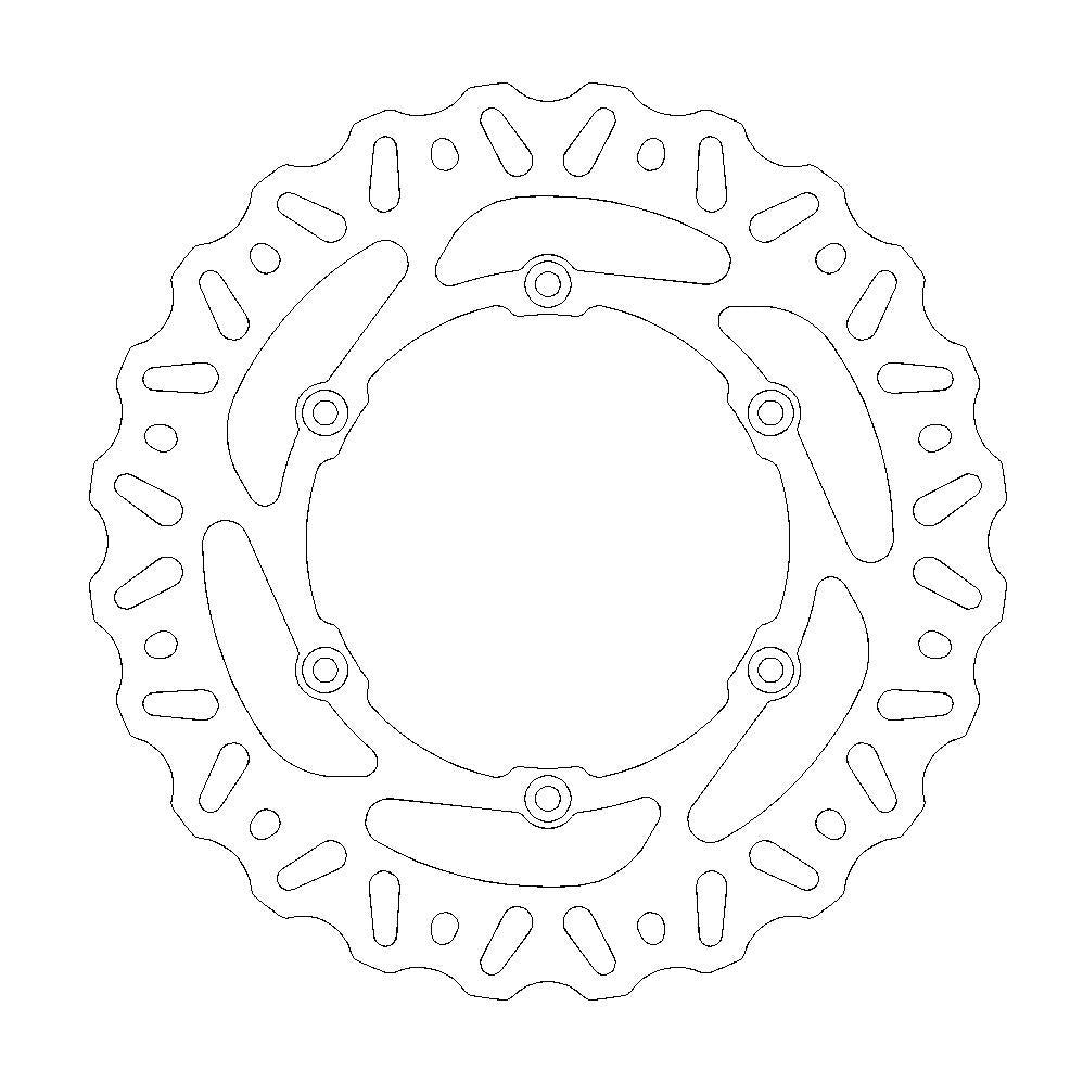 BRAKE ROTOR MOTO MASTER NITRO REAR SUZUKI RM125 RM250 06-10 DRZ400SM 99-20