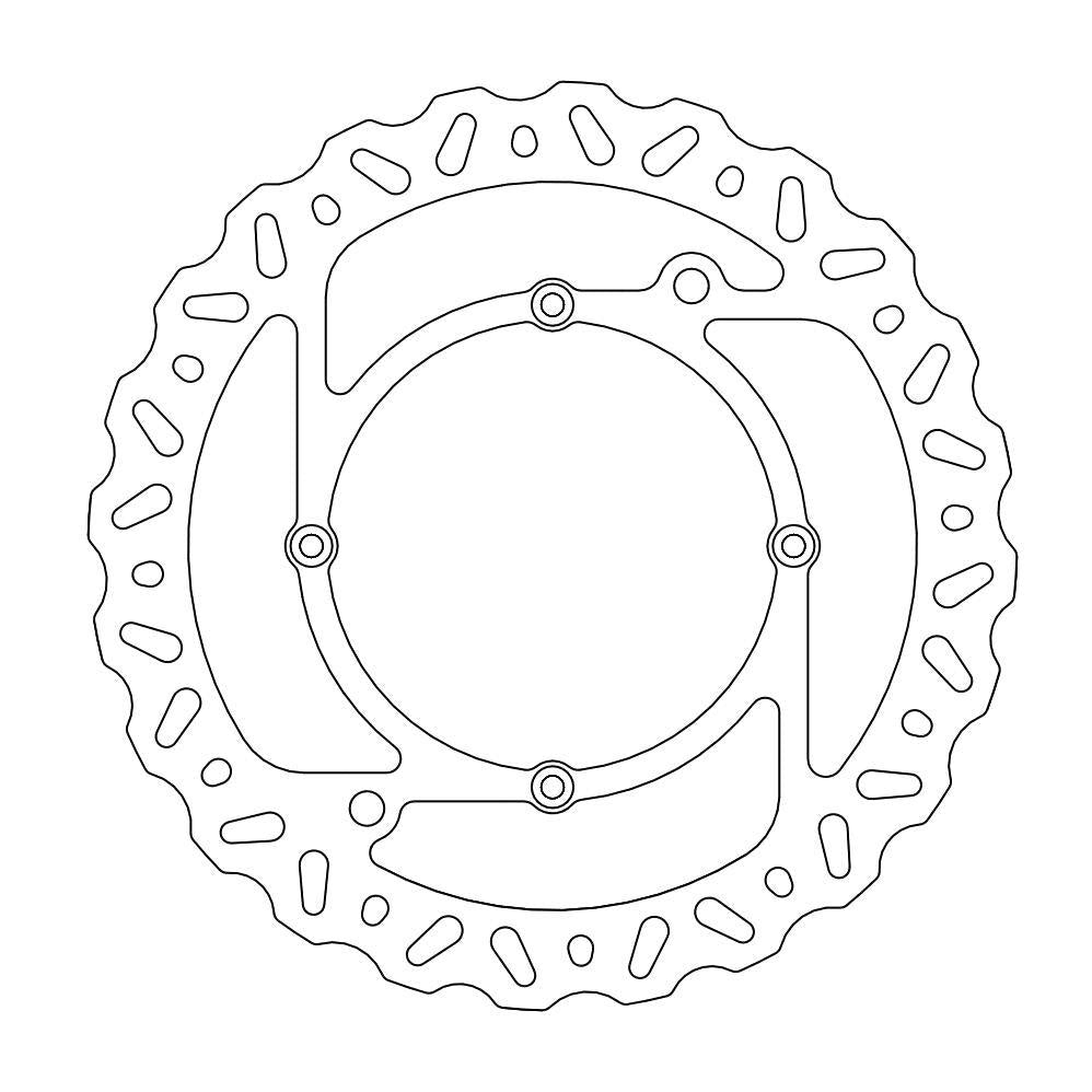 BRAKE ROTOR FRONT MOTO MASTER HUSQVARNA CR125 WR125 WR250 00-13 CR250 00-05 TC250 TE250 03-13 TC449