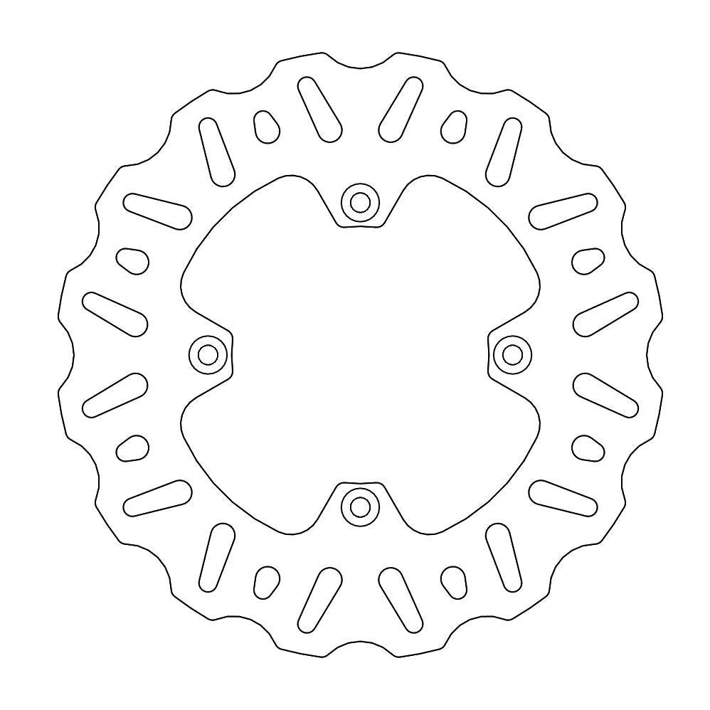 BRAKE ROTOR MOTO MASTER NITRO REAR SUZUKI RM85 05-21