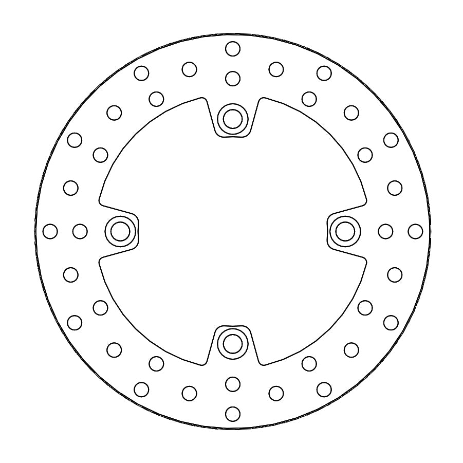 BRAKE DISC REAR MOTO MASTER HONAD TRIUMPH