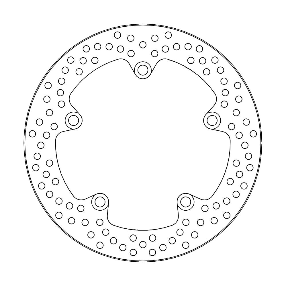 BRAKE DISC REAR MOTO MASTER HALO YAMAHA MT07 MT09 14-21 MT07 MOTO CAGE MT09 SPORT TRACKER 15-17