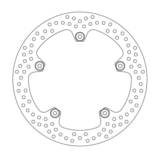 BRAKE DISC FRONT MOTO MASTER HALO LEFT RIVETED BMW