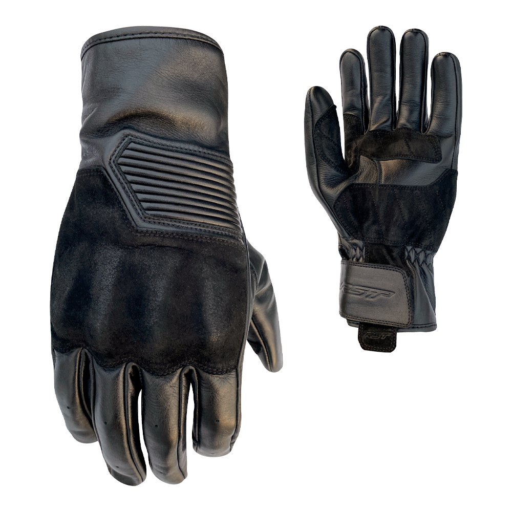 RST CROSBY LEATHER GLOVE [BLACK]