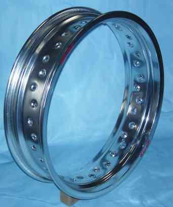 RIM SM PRO 3.50 -17 36 HOLE SILVER