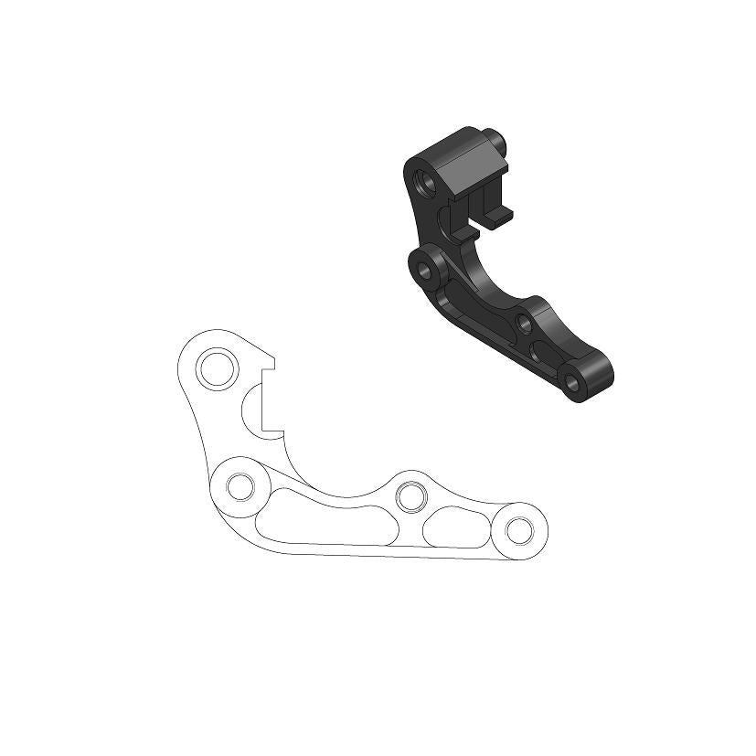 *BRAKE ADAPTER MOTO MASTER OVERSIZE 270MM HONDA CRF250R CRF450R 15-18 CRF450RX 17-18