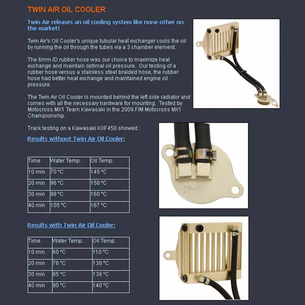 Twin Air Oil Cooler page
