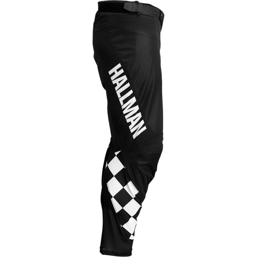 PANTS S23 DIFFER CHEQ BLACK/WHITE