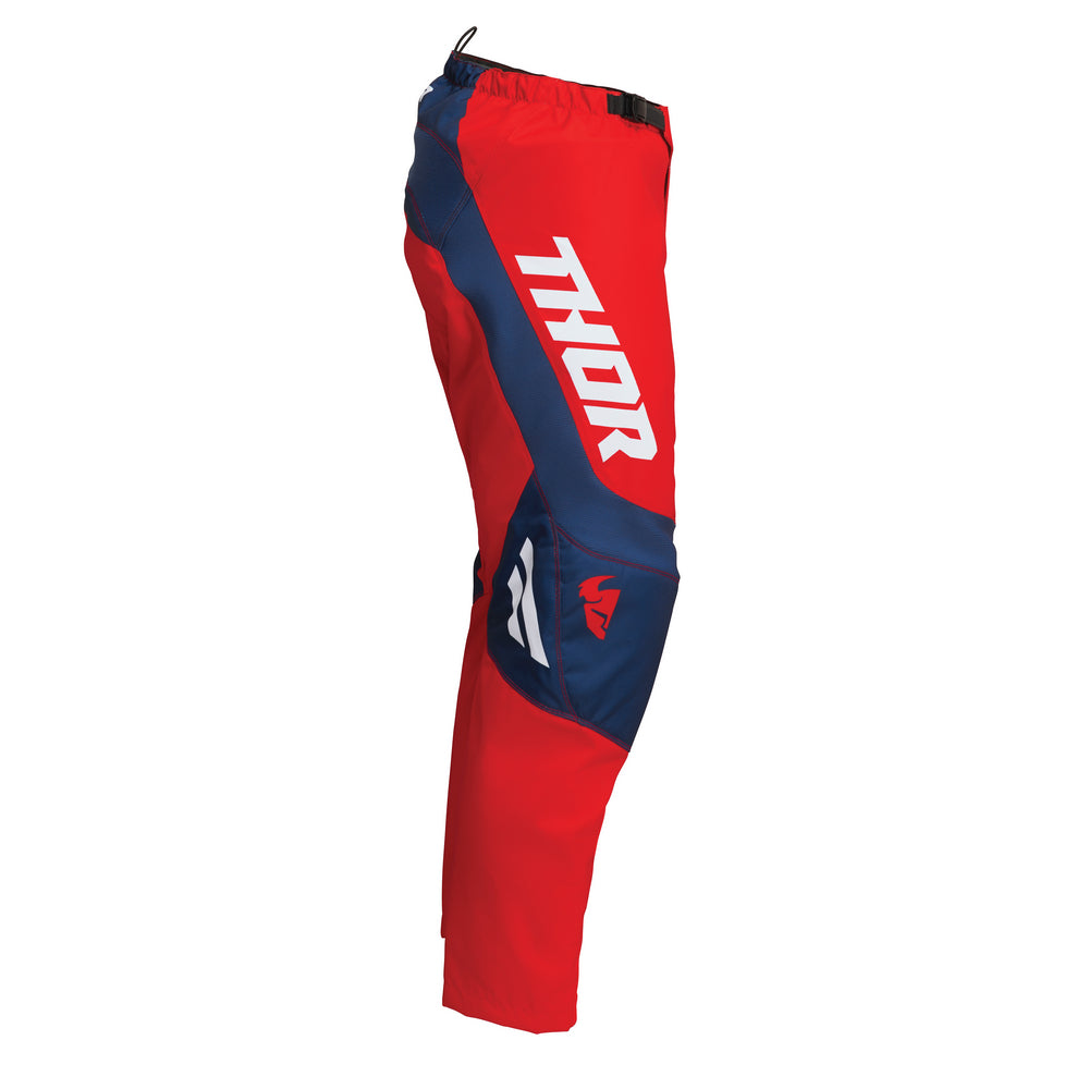 THOR MX PANT S22 SECTOR YOUTH CHEV RED/NAVY