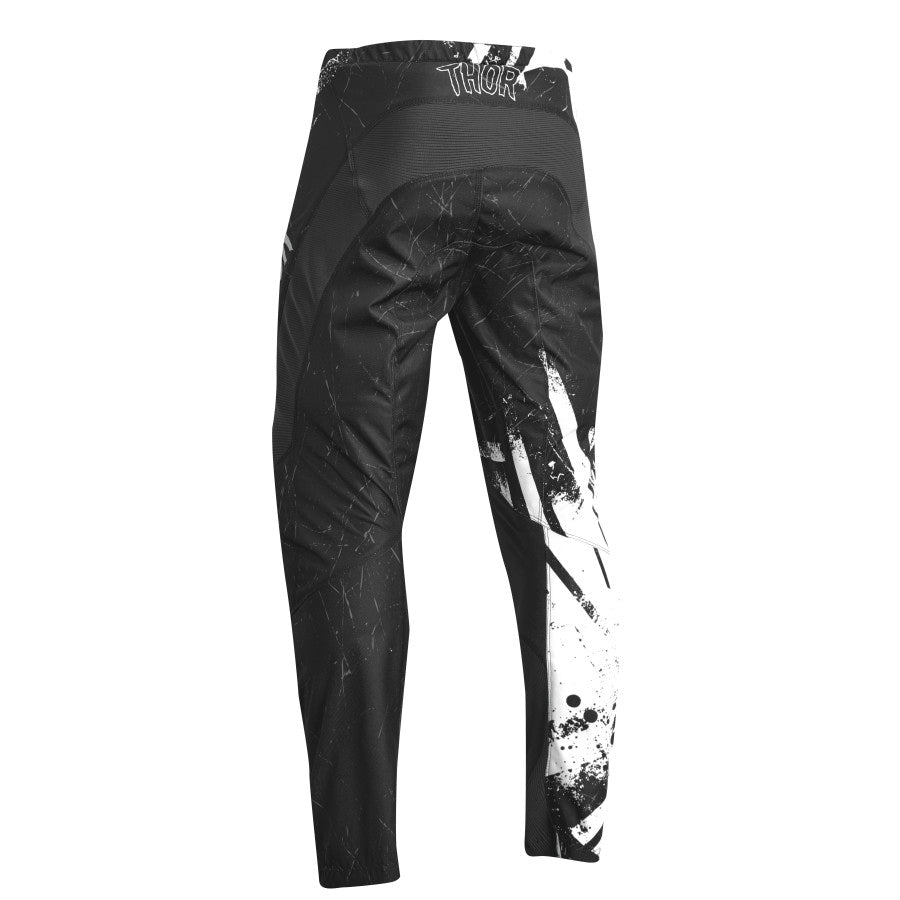 PANTS S23 THOR MX SECTOR YOUTH BLACK/WHITE