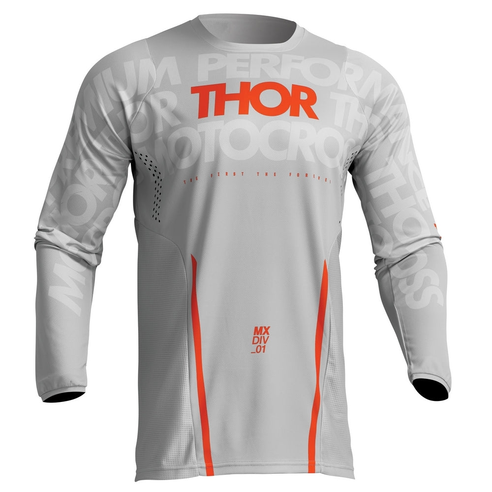 JERSEY S23 THOR MX PULSE MONO GRAY/ORANGE