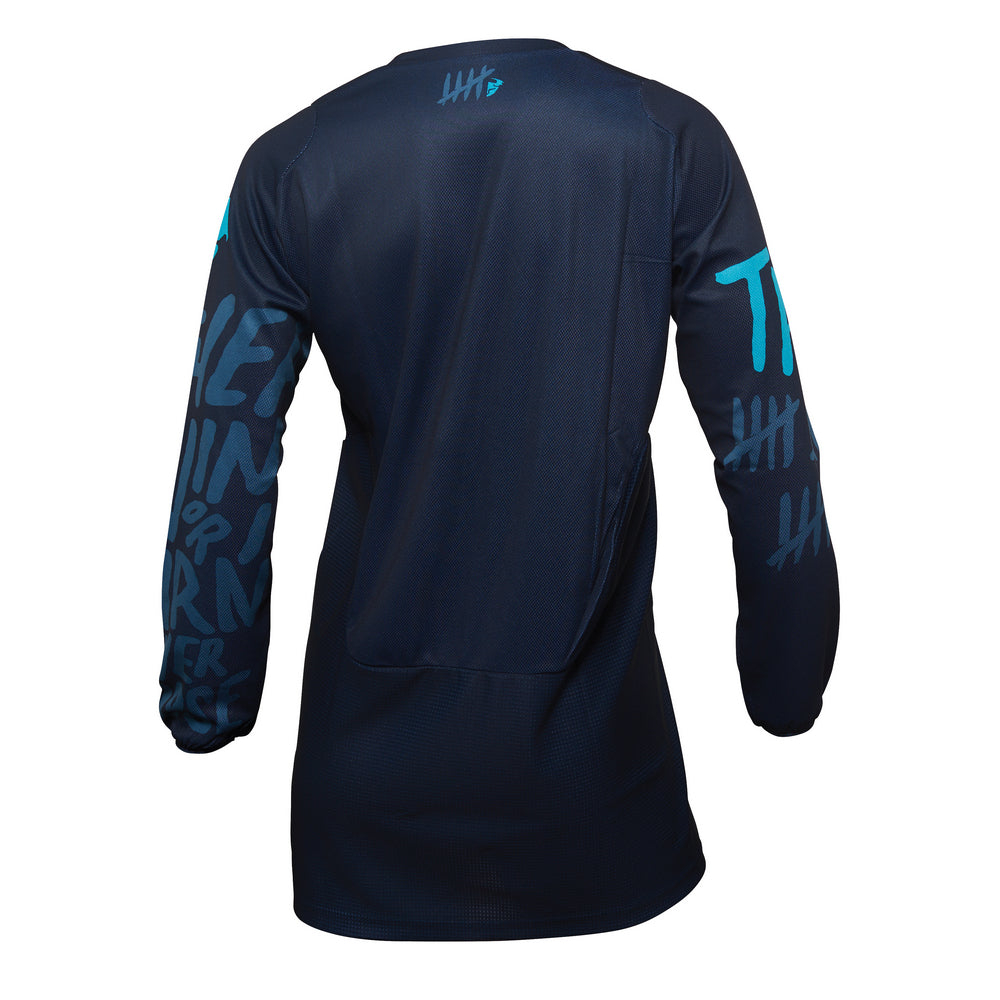 THOR MX JERSEY S22 PULSE WOMEN MN/AQUA