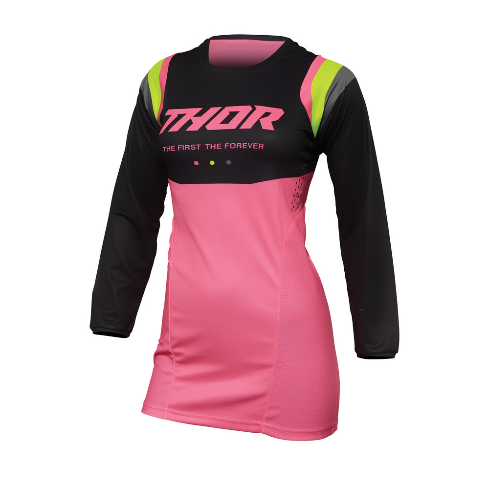 THOR MX JERSEY S22 PULSE WOMEN REV CHAR/PK