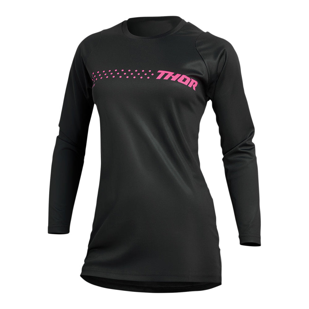 JERSEY S23 THOR MX SECTOR WOMEN MINIMAL BLK/P