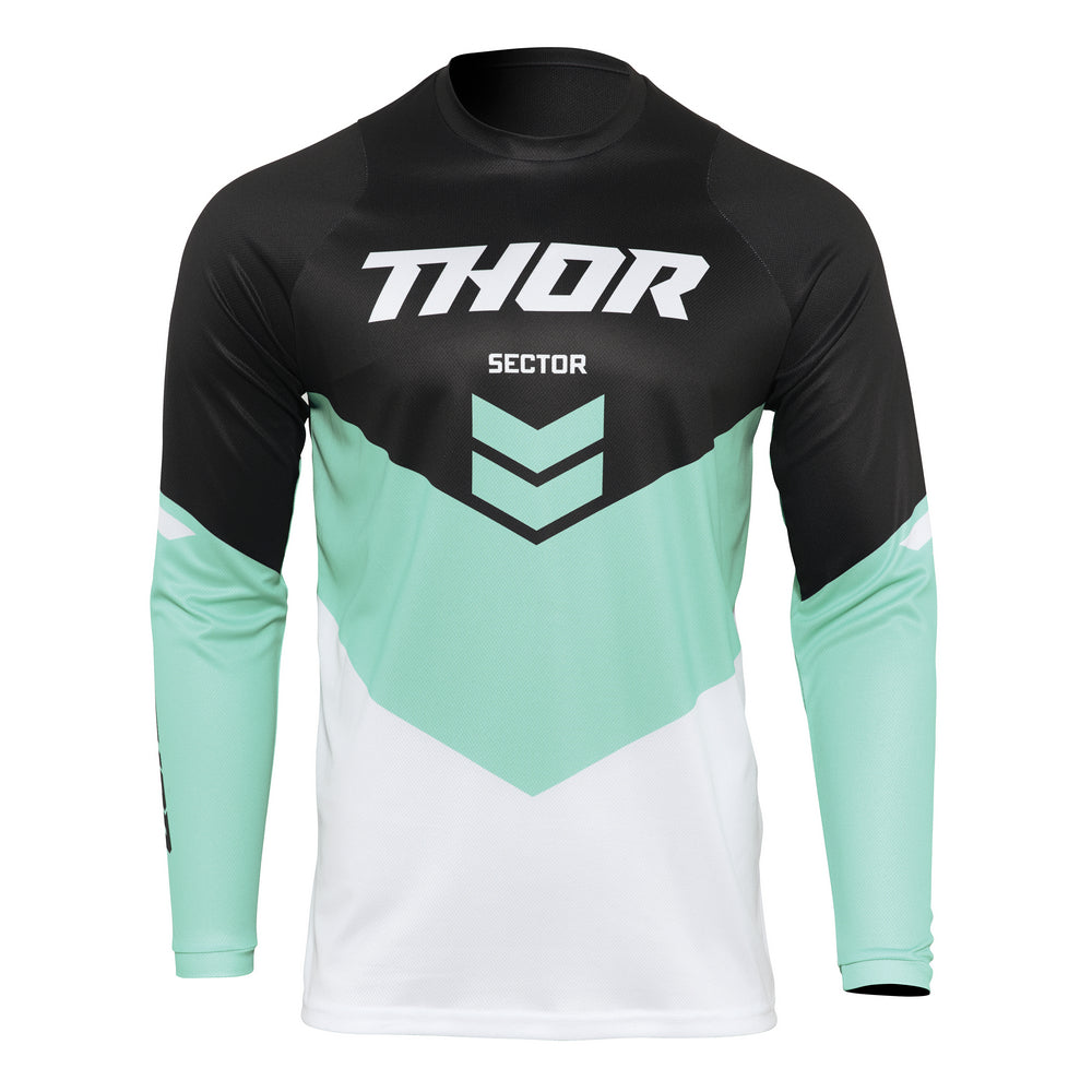 THOR MX JERSEY S22 SECTOR YOUTH CHEVRON BLACK