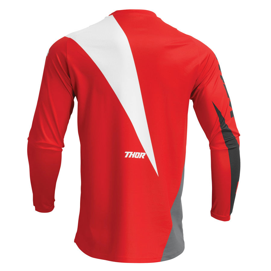 JERSEY S23 THOR MX SECTOR EDGE RED/WHITE YT