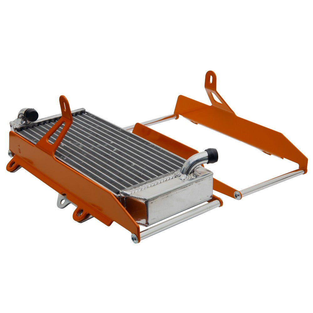 ALUMINUM RADIATOR GUARD CROSSPRO LIGHT ORANGE WITHOUT FAN Cycletreads