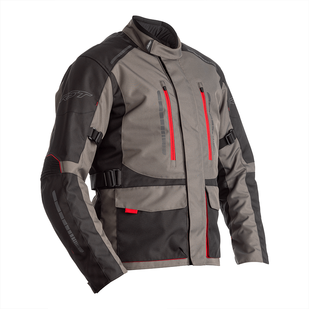 RST ATLAS TEXTILE JACKET [GREY/RED]