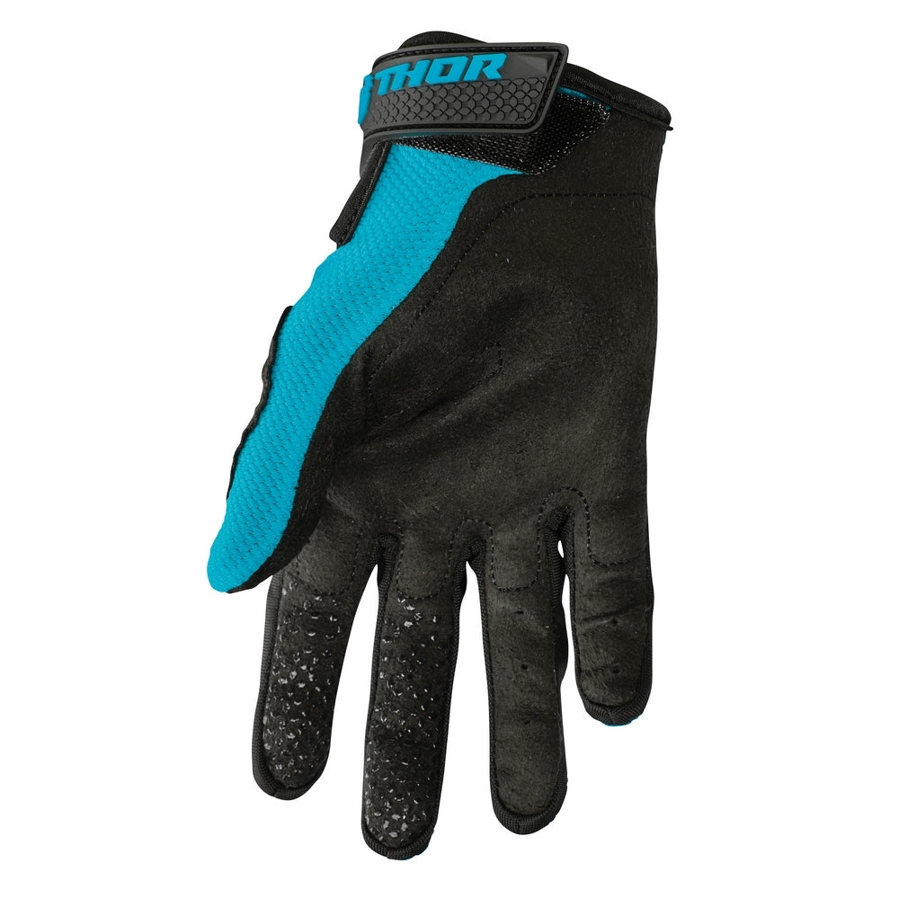 GLOVE S23 THOR MX SECTOR WOMEN AQUA/WHITE