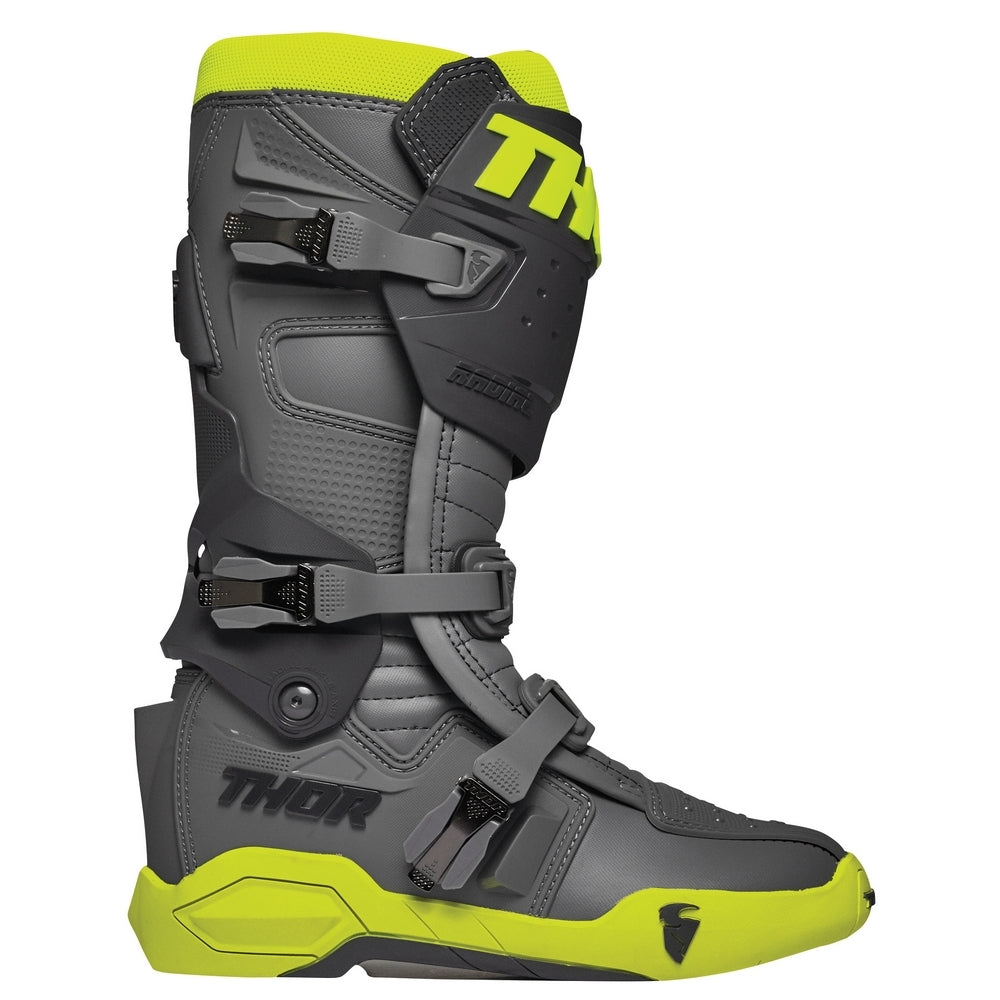 THOR MX RADIAL MENS GREY FLURO YELLOW