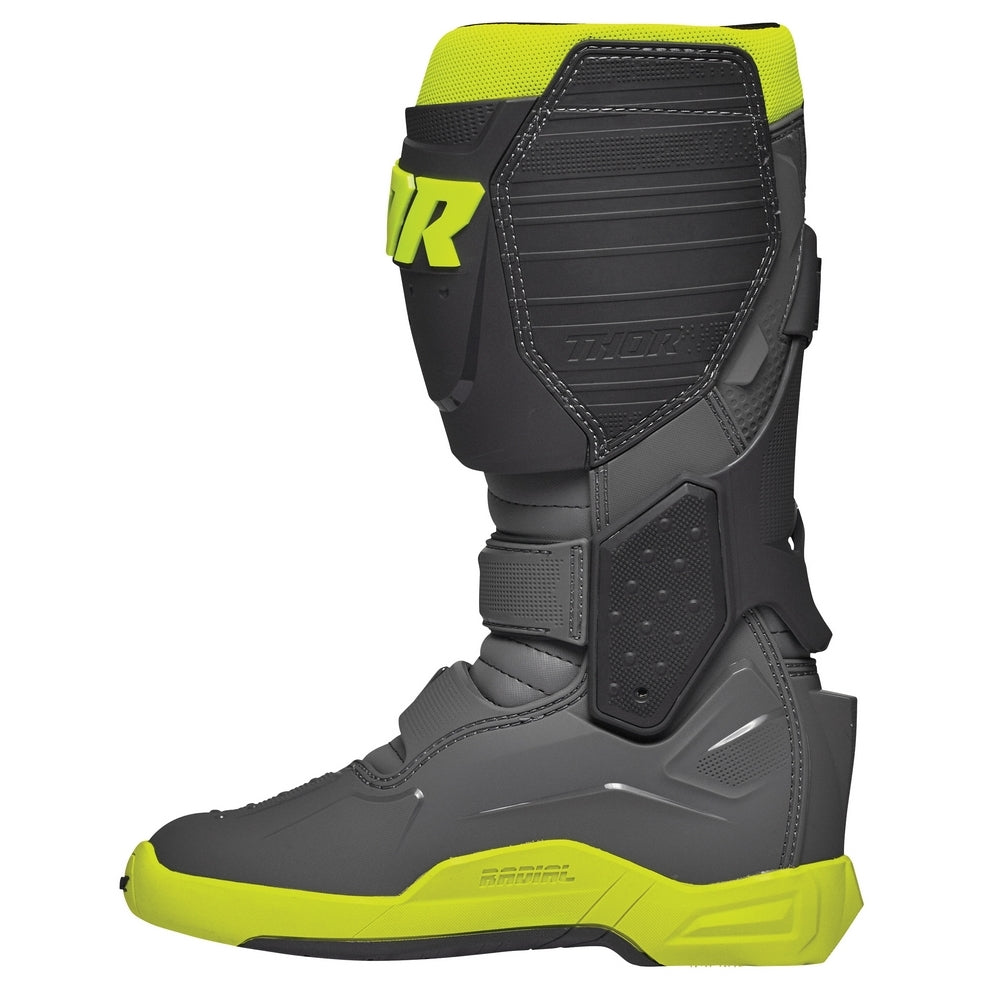 THOR MX RADIAL MENS GREY FLURO YELLOW