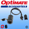 TM-SAE76 - OptiMate SAE Cigarette Lighter Socket Lead - converts your OptiMate connection lead to a power outlet for GPS Satnav, mobile phone chargers, laptops etc