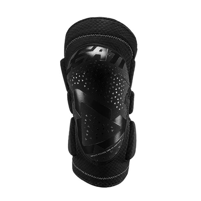 Leatt 3DF 5.0 adult black knee guard is available in three sizes