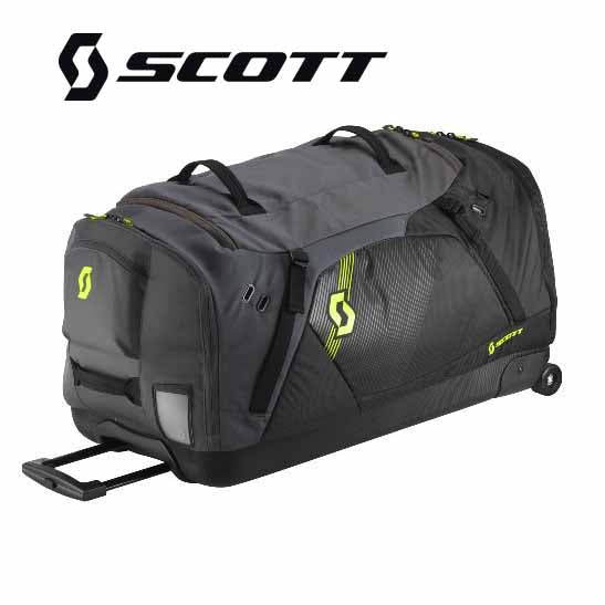 Scott gear bag in black and neon yellow