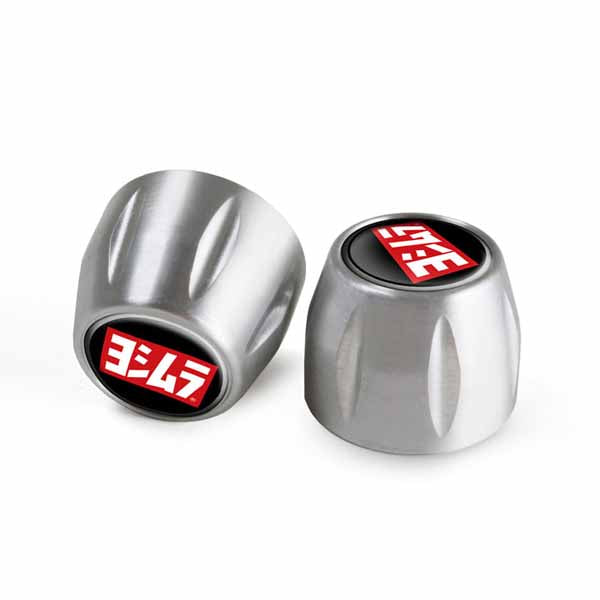 YM-R-K3330 - Yoshimura silver bar ends, which fit the 2014-2015 Honda Grom as well as 2004 through to 2014 Yamaha YZF-R1 and 2006-2014 Yamaha YZF-R6V