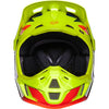 Fox adult V2 Race offroad/dirt helmet in blue and yellow colourway