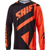 Shift adult 3lack Label Mainline offroad/dirt jersey in black and orange colourway